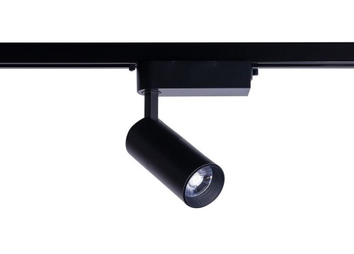 Lampa szynowa Reflektor szynowy jednofazowa PROFILE IRIS LED BLACK 9001 NOWODVORSKI Lighting 12W 3000K Loft nowoczesna sufitowa ścienna oświetlenie szynowe 230V do szynoprzewodu barwa ciepła ciepłobiała biała czarna Inspiracje Premium