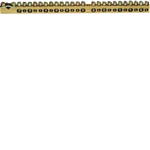 Listwa przyłączeniowa bez wspornika 1x25 + 11x16 + 13x10 mm2 K158 Hager