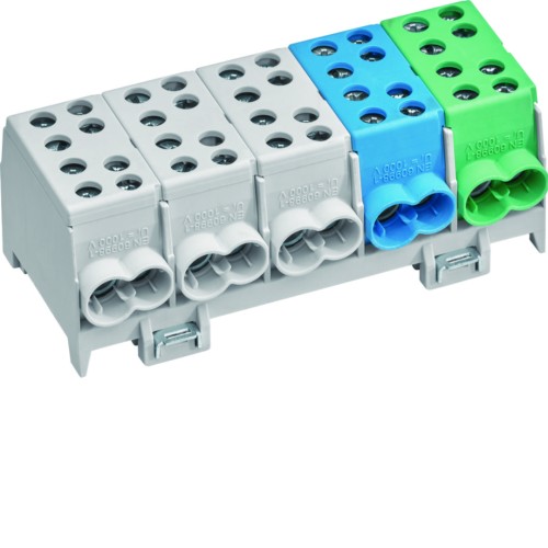 Zacisk rozgałęźny 5-polowy2x35/2x25mm2/pole 3xL, 1xN, 1xPE KH45A Hager
