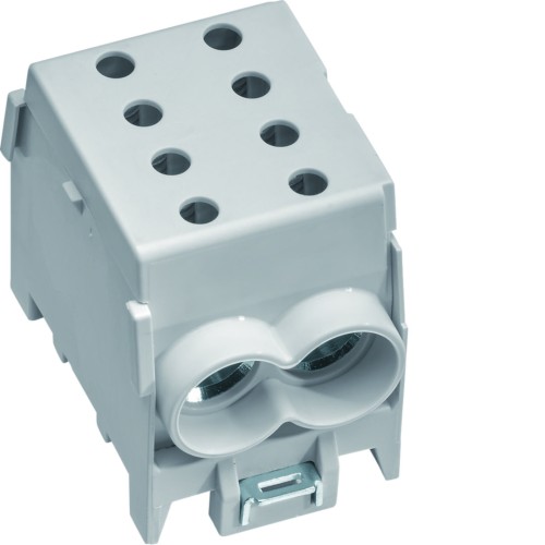 Zacisk rozgałęźny 1-polowy 4x70mm2/pole 1xL/szary KH70G Hager
