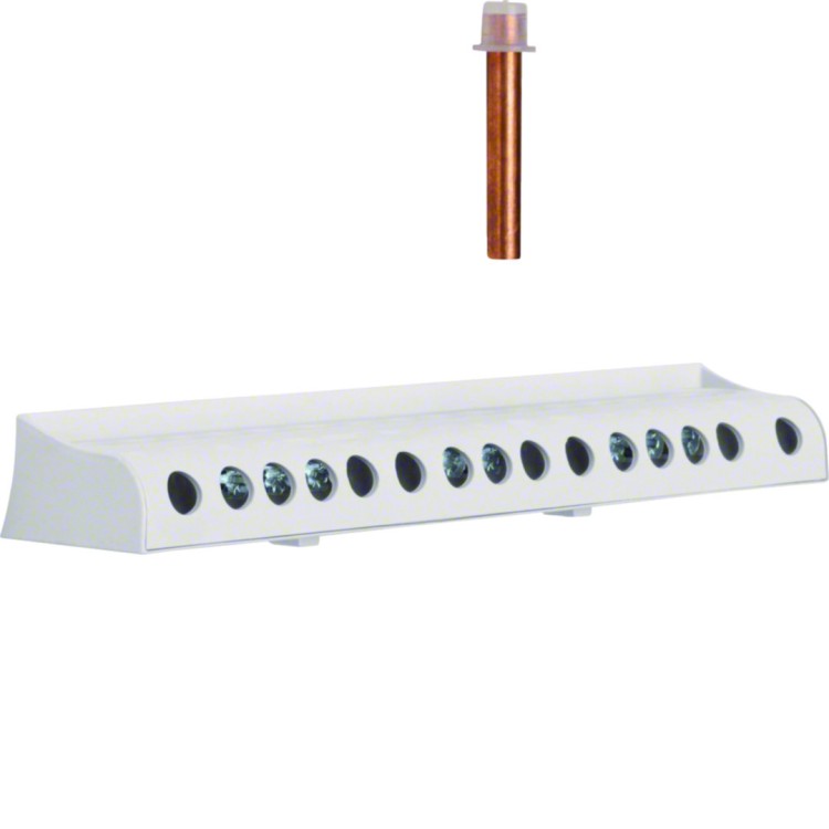 Blok rozdzielczy dodatkowy N 125A - 15 zacisków KJ15NB Hager