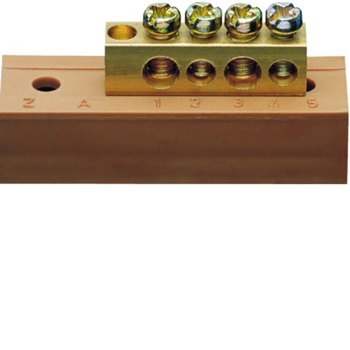 Listwa przyłączeniowa z cokołem fazowa 2x16 + 2x10 mm2 KM04L Hager