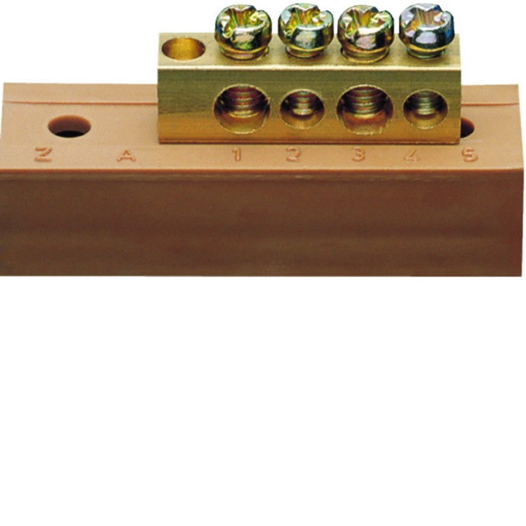 Listwa przyłączeniowa z cokołem fazowa 2x16 + 2x10 mm2 KM04L Hager