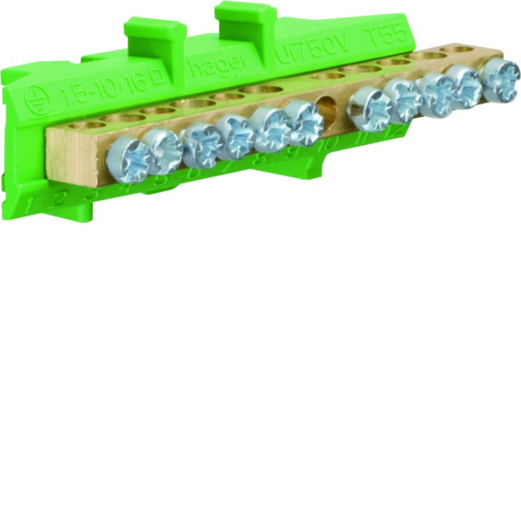 Listwa przyłączeniowa z cokołem ochronna 5x16 + 6x10 mm2 KM11E Hager
