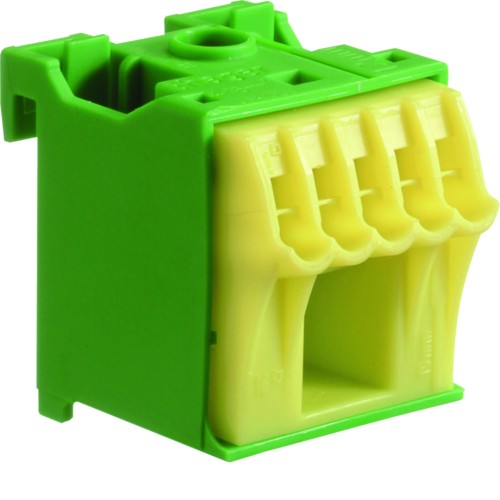QuickConnect Blok samozacisków ochronny, zielony, 1x16+5x4mm2, szer. 30mm KN06E Hager