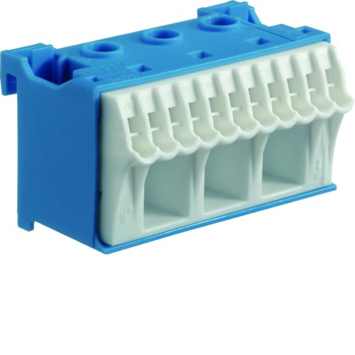QuickConnect Blok samozacisków neutralny, niebieski, 3x16 +11x4mm2, szer. 60mm KN14N Hager