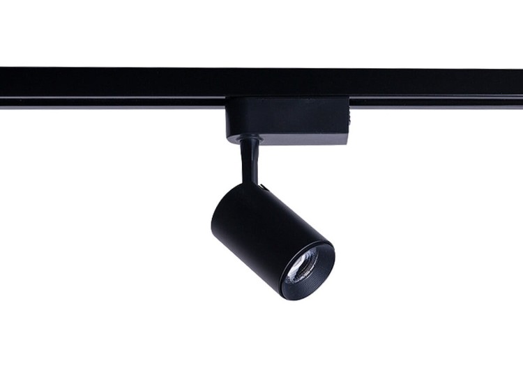 Lampa szynowa Reflektor szynowy jednofazowa PROFILE IRIS LED BLACK 8998 NOWODVORSKI Lighting 7W 4000K Loft nowoczesna sufitowa ścienna oświetlenie szynowe 230V do szynoprzewodu barwa dzienna neutralna biała czarna Inspiracje Premium