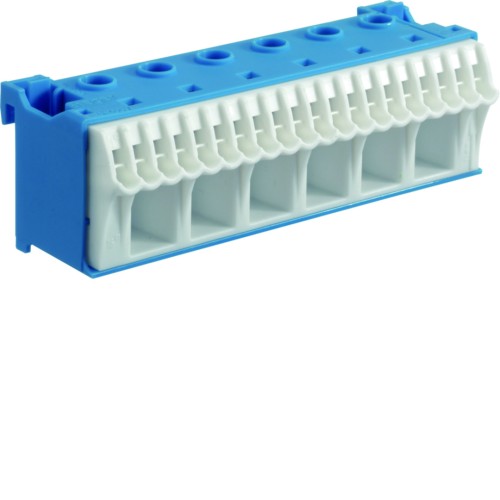 QuickConnect Blok samozacisków neutralny, niebieski, 6x16+20x4mm2, szer.105mm KN26N Hager