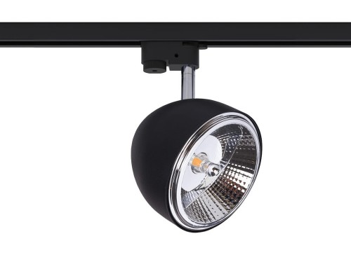 Lampa szynowa Reflektor szynowy jednofazowa Industrialna na szynę PROFILE VESPA BLACK 8825 NOWODVORSKI Lighting GU10 ES111 Loft nowoczesna sufitowa ścienna oświetlenie szynowe 230V do szynoprzewodu czarna Inspiracje Premium