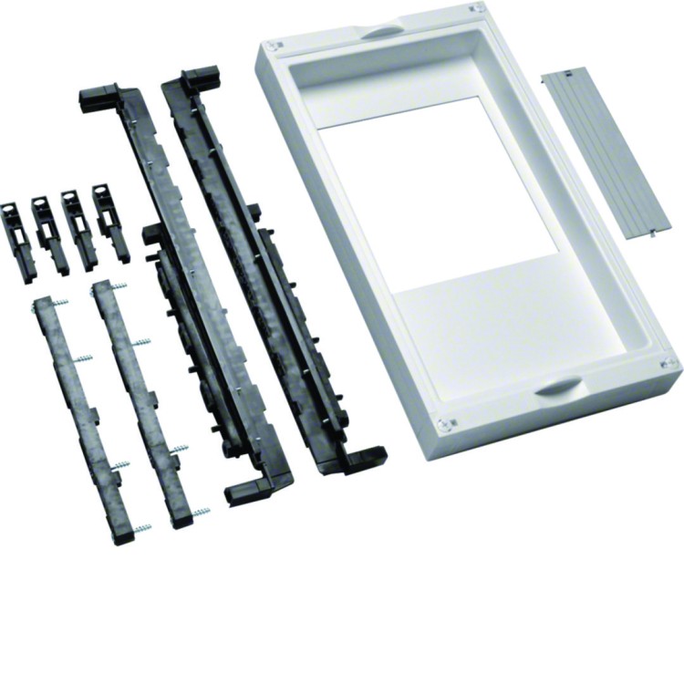 univers N Blok dla szyn zbiorczych poz. 60mm 4-pol. 4xDII/3xDIII/6xD02 450x250mm UE31E3A Hager