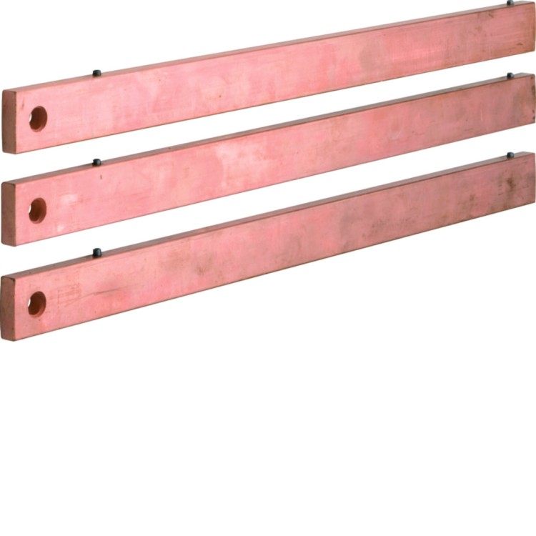 univers N Szyna pionowa Cu do rozł. listwowych NH00 30x10mm 3szt. UM07L1N Hager