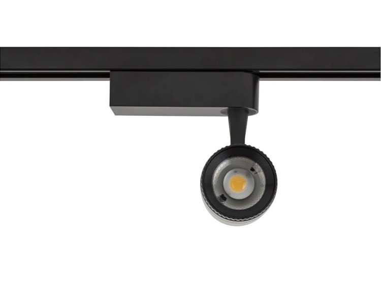 Lampa szynowa Reflektor szynowy jednofazowa PROFILE ZOOM LED BLACK 7625 NOWODVORSKI Lighting 9W 3000K Loft nowoczesna sufitowa ścienna oświetlenie szynowe 230V do szynoprzewodu regulacja soczewki barwa ciepła ciepłobiała biała czarna Inspiracje Premium