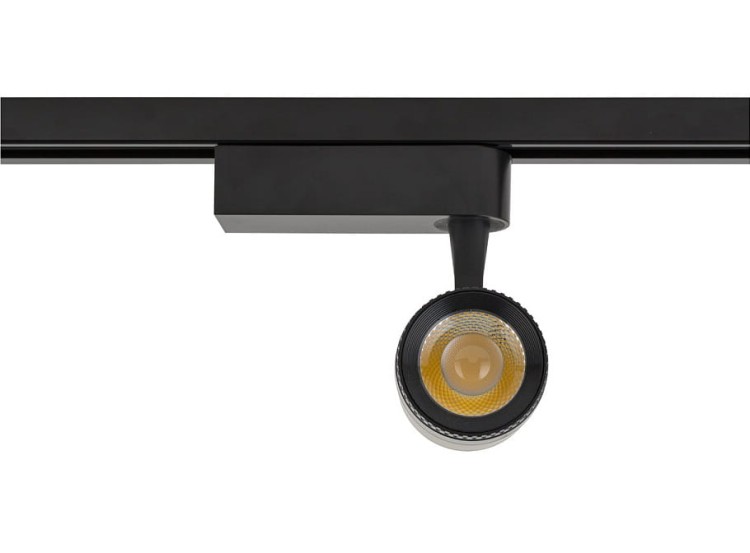 Lampa szynowa Reflektor szynowy jednofazowa PROFILE ZOOM LED BLACK 7625 NOWODVORSKI Lighting 9W 3000K Loft nowoczesna sufitowa ścienna oświetlenie szynowe 230V do szynoprzewodu regulacja soczewki barwa ciepła ciepłobiała biała czarna Inspiracje Premium