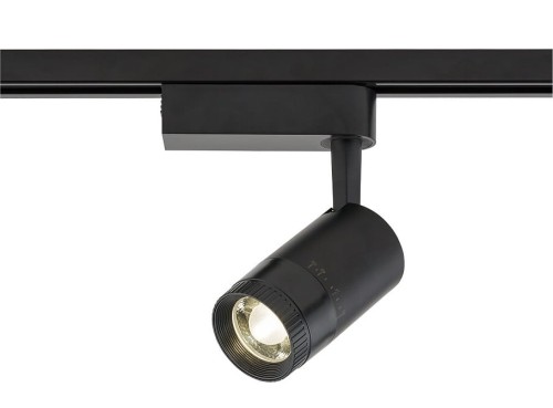 Lampa szynowa Reflektor szynowy jednofazowa PROFILE ZOOM LED BLACK 7626 NOWODVORSKI Lighting 9W 4000K Loft nowoczesna sufitowa ścienna oświetlenie szynowe 230V do szynoprzewodu regulacja soczewki barwa dzienna neutralna biała czarna Inspiracje Premium