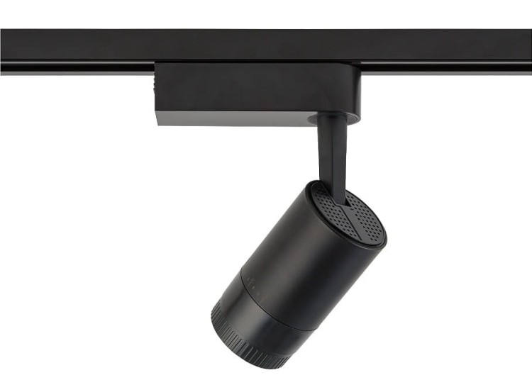 Lampa szynowa Reflektor szynowy jednofazowa PROFILE ZOOM LED BLACK 7626 NOWODVORSKI Lighting 9W 4000K Loft nowoczesna sufitowa ścienna oświetlenie szynowe 230V do szynoprzewodu regulacja soczewki barwa dzienna neutralna biała czarna Inspiracje Premium