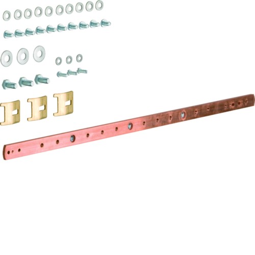univers Szyna uziemiająca Cu 20x5mm 2-polowa UZ020 Hager