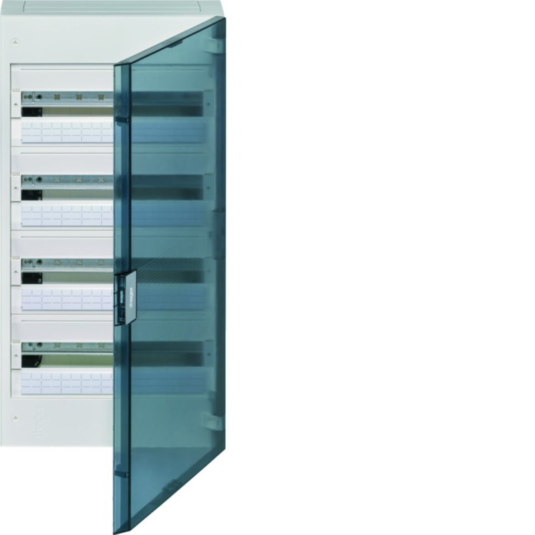 vega Rozdzielnica natynkowa 4x18M IP40, drzwi transparentne VB418TB Hager