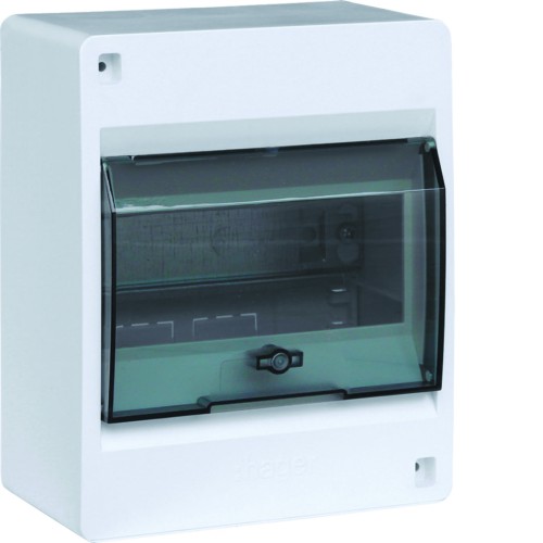 IC2 Rozdzielnica 1x6M n/t, IP40, drzwi transparentne VD106TP Hager