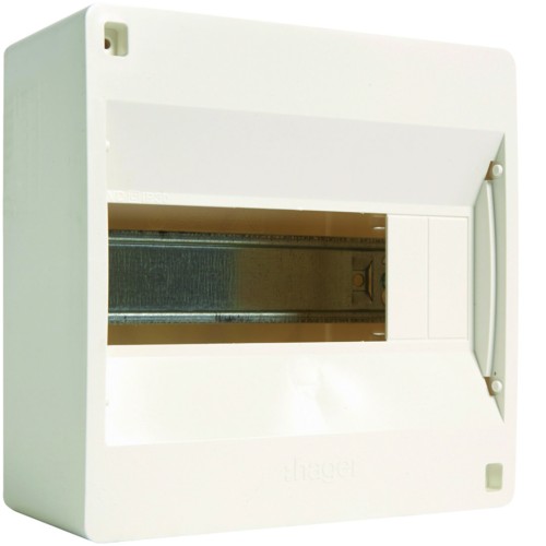 IC2 Rozdzielnica 1x8M n/t, IP30, bez drzwi VD108NP Hager