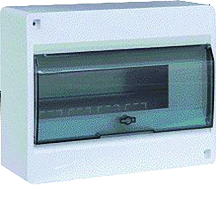 IC2 Rozdzielnica 1x10M n/t, IP40, drzwi transparentne VD110TP Hager