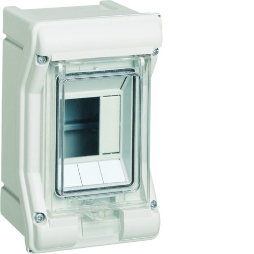 vector outdoor Rozdzielnica n/t IP65 odporna na UV bez przetłoczeń 1R/3M (1x3) VE103SN Hager