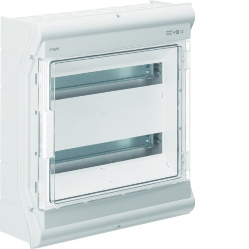 vector outdoor Rozdzielnica n/t IP65 odporna na UV przetłoczenia 2R/36M (2x18) VE218PN Hager