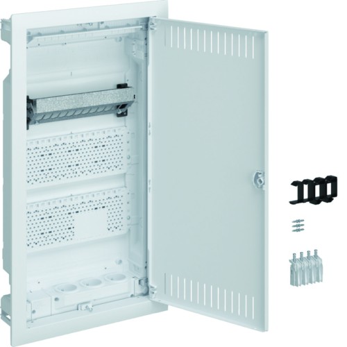 volta Rozdzielnica VDI do ścian szkieletowych (GK) 3R PatchPanel, 3xgniazdo 230V VH36NWP Hager