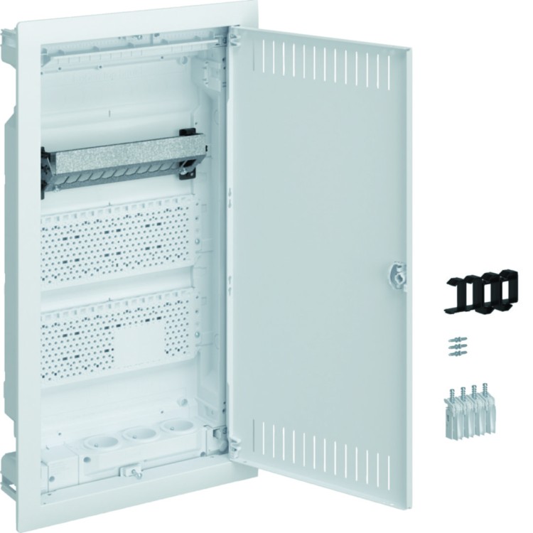 volta Rozdzielnica VDI do ścian szkieletowych (GK) 3R PatchPanel, 3xgniazdo 230V VH36NWP Hager