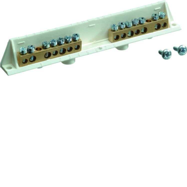 vector/vector outdoor Wspornik z zaciskami PE/N 2x7 zaciski VZ723 Hager