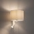 LUSSO 11520 Nowodvorski Lighting Lampa ścienna kinkiet regulowany z włącznikiem Inspiracje Premium