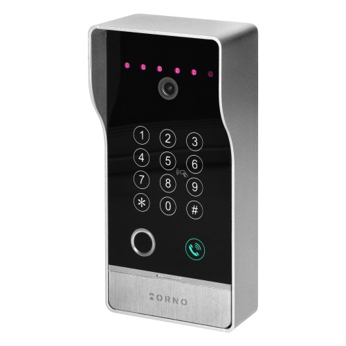 Wideo kaseta jednorodzinna, kolor, Full HD, z szyfratorem, czytnikiem RFID 125kHz, czytnikiem linii papilarnych, montaż natynkowy, do rozbudowy zestawu GUARDO OR-VID-MO-1076KV/S ORNO Home