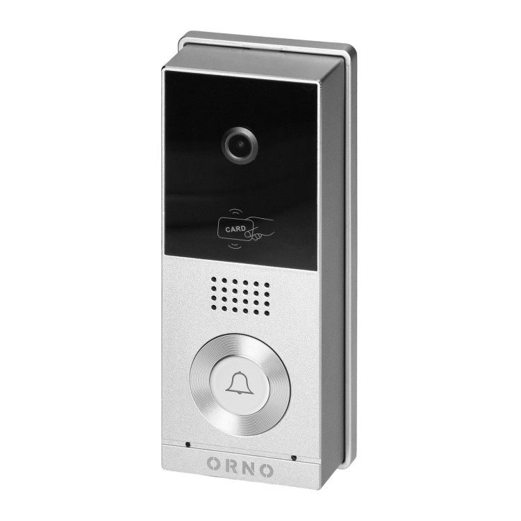 TALOS, zestaw wideodomofonowy jednorodzinny, 4-żyłowy, LCD 7", dotykowy, z gniazdem na kartę pamięci, interkom, z kamerą Full HD, czytnikiem RFID 125kHz, WiFi i obsługa poprzez aplikację Tuya OR-VID-MS-1078 ORNO Home