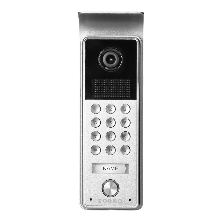 CERES Full HD, zestaw wideodomofonowy, bezsłuchawkowy, monitor dotykowy 8" LCD, z gniazdem na kartę pamięci, z kamerą Full HD 1080p i szyfratorem OR-VID-ME-1056FHD/B ORNO Home