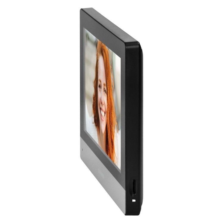 Wideo monitor bezsłuchawkowy, kolorowy, LCD 8", dotykowy, WiFi + APP na telefon, z gniazdem na kartę pamięci, sterowanie bramą, do rozbudowy zestawu XIRAN OR-VID-MA-1079PMV/B ORNO Home oraz GAYD