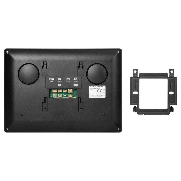 Wideo monitor bezsłuchawkowy, kolorowy, LCD 8", dotykowy, WiFi + APP na telefon, z gniazdem na kartę pamięci, sterowanie bramą, do rozbudowy zestawu XIRAN OR-VID-MA-1079PMV/B ORNO Home oraz GAYD
