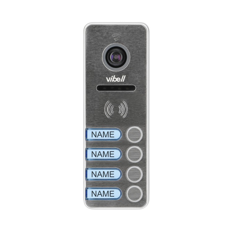 FELIS MEMO MULTI4, zestaw wideodomofonowy 4-rodzinny, bezsłuchawkowy kolor, LCD 7", dotykowy, menu OSD, pamięć, gniazdo na kartę SD, DVR, sterowanie bramą, czarny OR-VID-EX-1066/B ORNO Home