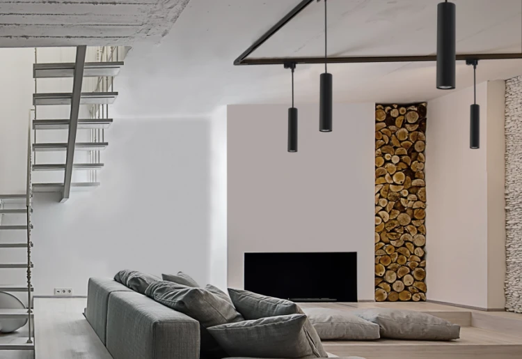 Lampa szynowa Reflektor szynowy jednofazowa PROFILE EYE SPOT BLACK 9322 NOWODVORSKI Lighting GU10 Loft nowoczesna sufitowa ścienna oświetlenie szynowe 230V do szynoprzewodu chrom czarna Inspiracje Premium