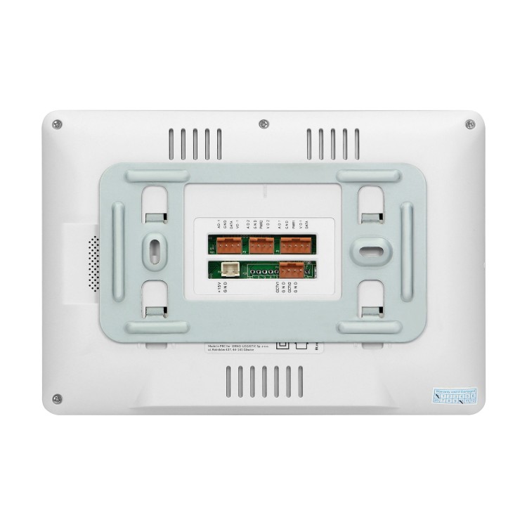 Wideo monitor bezsłuchawkowy, kolorowy, LCD 7”, dotykowy ekran, moduł pamięci, gniazdo na kartę SD, do zastosowania w systemach VIBELL, biały OR-VID-EX-1060PMV/W ORNO Home
