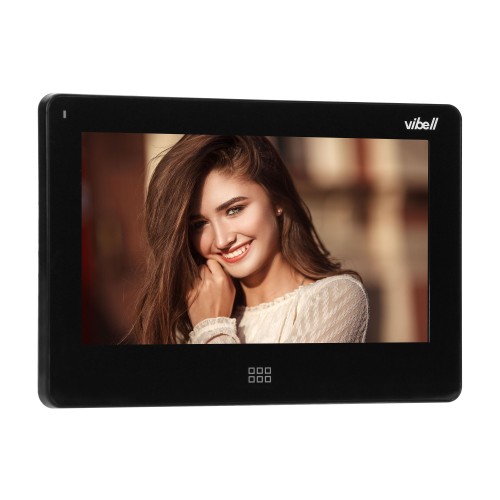 Wideo monitor bezsłuchawkowy, kolorowy, LCD 7”, dotykowy ekran, moduł pamięci, gniazdo na kartę SD, do zastosowania w systemach VIBELL, biały OR-VID-EX-1060PMV/B ORNO Home