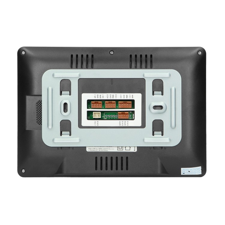 Wideo monitor bezsłuchawkowy, kolorowy, LCD 7”, dotykowy ekran, moduł pamięci, gniazdo na kartę SD, do zastosowania w systemach VIBELL, biały OR-VID-EX-1060PMV/B ORNO Home