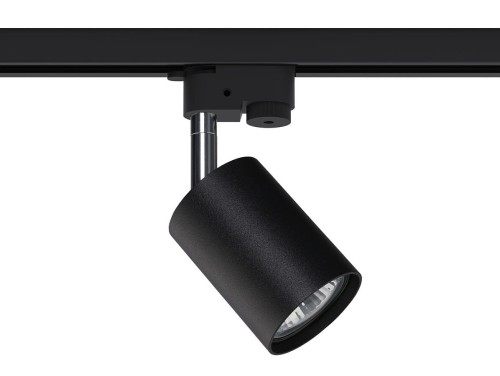 Lampa szynowa Reflektor szynowy jednofazowa PROFILE EYE SPOT BLACK 9322 NOWODVORSKI Lighting GU10 Loft nowoczesna sufitowa ścienna oświetlenie szynowe 230V do szynoprzewodu chrom czarna Inspiracje Premium