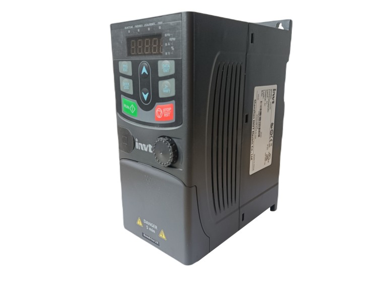 Falownik Przemiennik Częstotliwości INVT 1,5kW 230V 1F jednofazowy GD20-1R5G-S2 - Prąd 7,5A Wektorowy