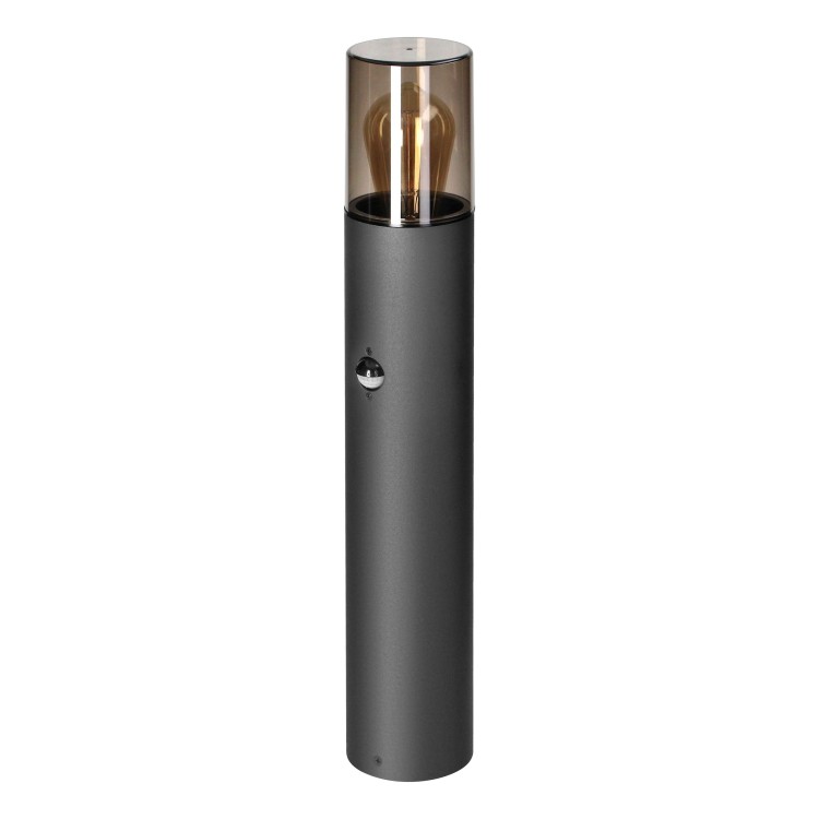 SALVIA oprawa ogrodowa słupek z czujnikiem PIR, E27, max. 15W, IP54, 50cm, szary AD-OP-6575GE27PPR ADVITI