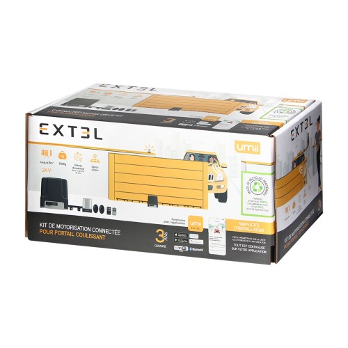 Napęd do bramy przesuwnej Extel 761004P 500kg 8m Wi-Fi bram przesuwnych automat silnik zestaw Smart sterowany telefonem