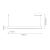Lampa wisząca LINEA Gold 36W LED 3000K-4000K-5700K ML1785 Milagro