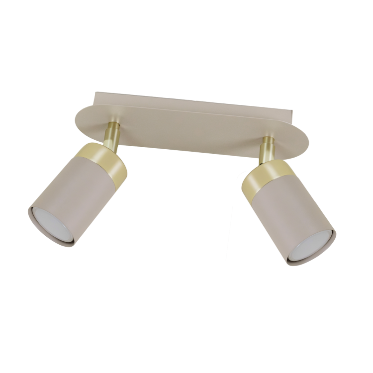 Lampa sufitowa JOKER CASHMERE/GOLD 2xGU10 MLP2329 Milagro kaszmir