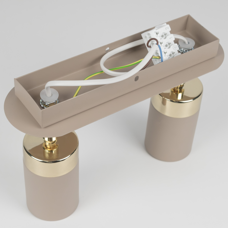 Lampa sufitowa JOKER CASHMERE/GOLD 2xGU10 MLP2329 Milagro kaszmir