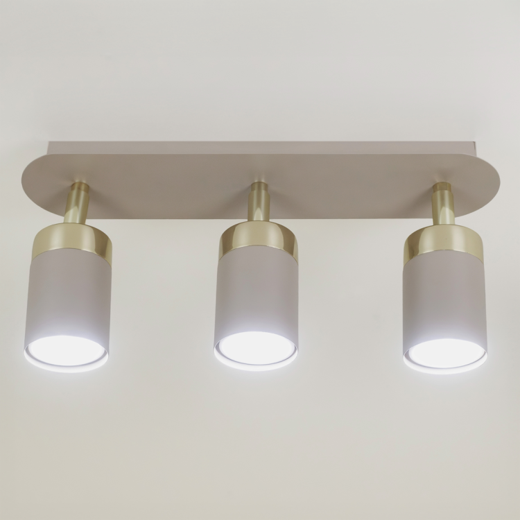 Lampa sufitowa JOKER CASHMERE/GOLD 3xGU10 MLP2330 Milagro kaszmir