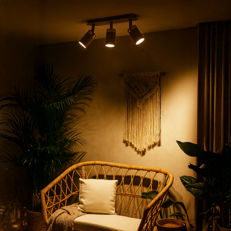 Lampa sufitowa JOKER CASHMERE/GOLD 3xGU10 MLP2330 Milagro kaszmir