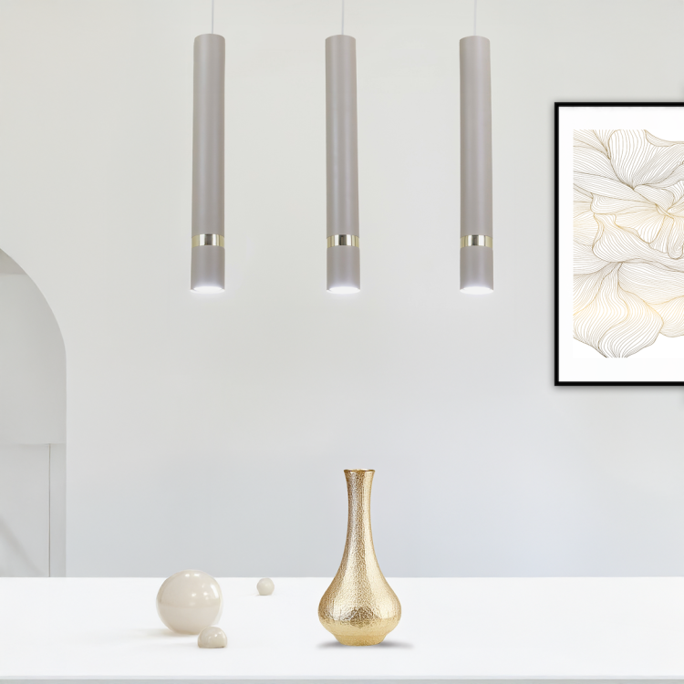Lampa wisząca JOKER CASHMERE/GOLD 3xGU10 MLP2332 Milagro kaszmir
